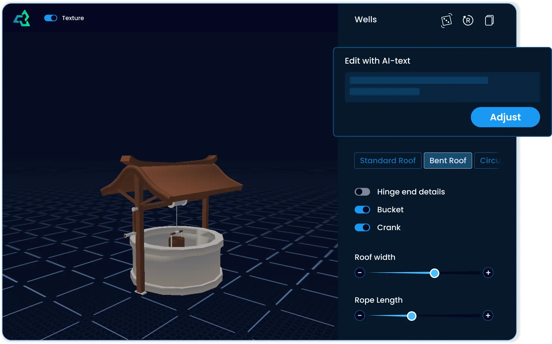 Интерфейс Sloyd с параметрическим редактированием 3D-объекта