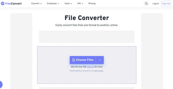 Интерфейс FreeConvert при конвертации FLAC в ALAC