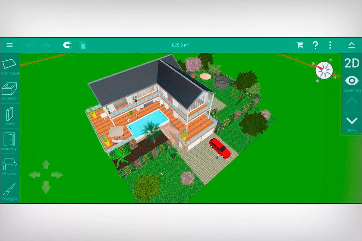 Home Design 3D Outdoor Garden: дом и участок в 3D