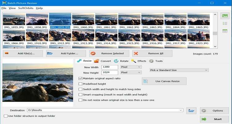 Интерфейс SoftOrbits NEF to JPG Converter