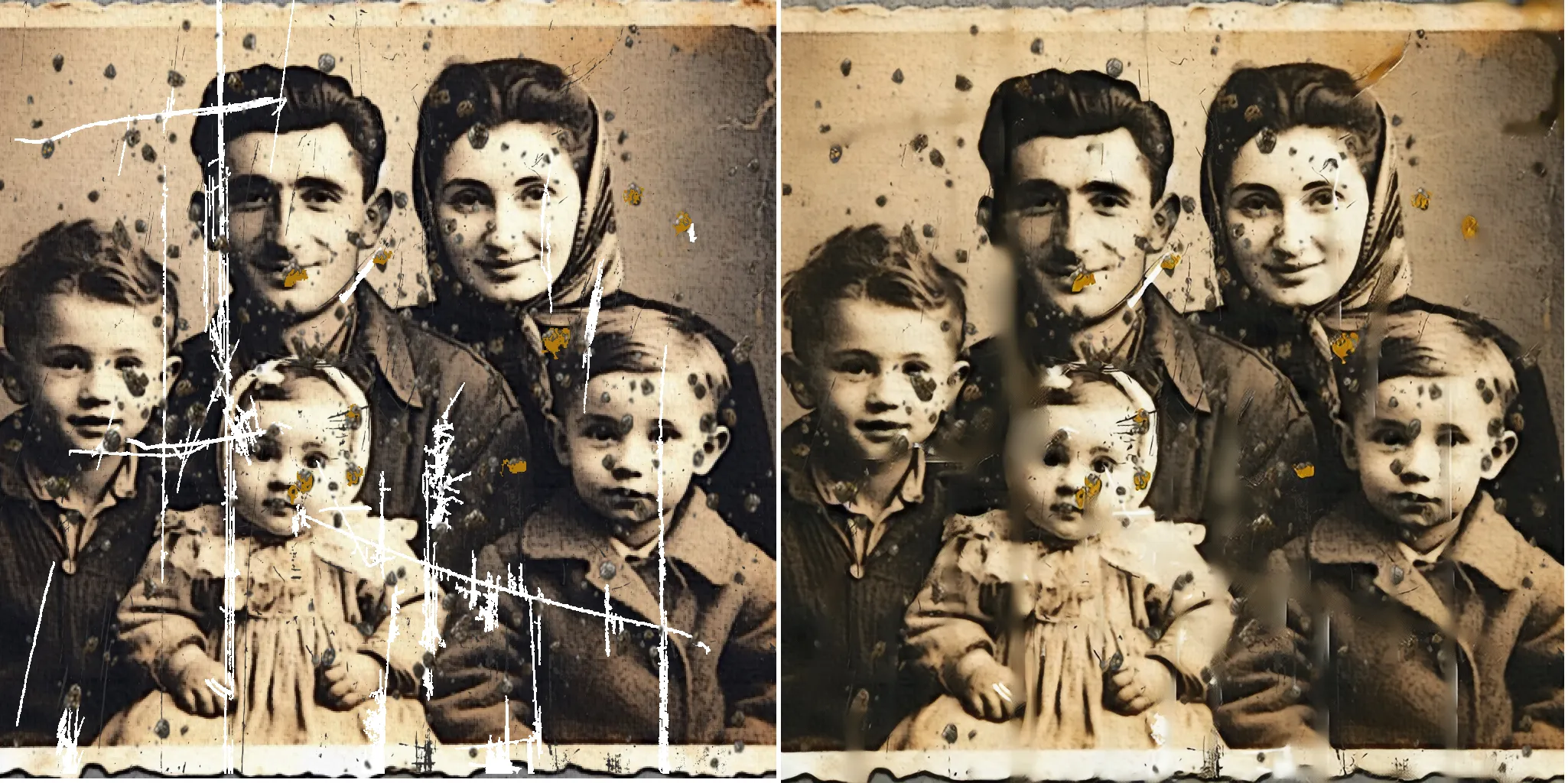 Результат восстановления в ФотоВИНТАЖ