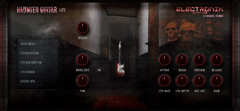Интерфейс Haunted Guitar Lite