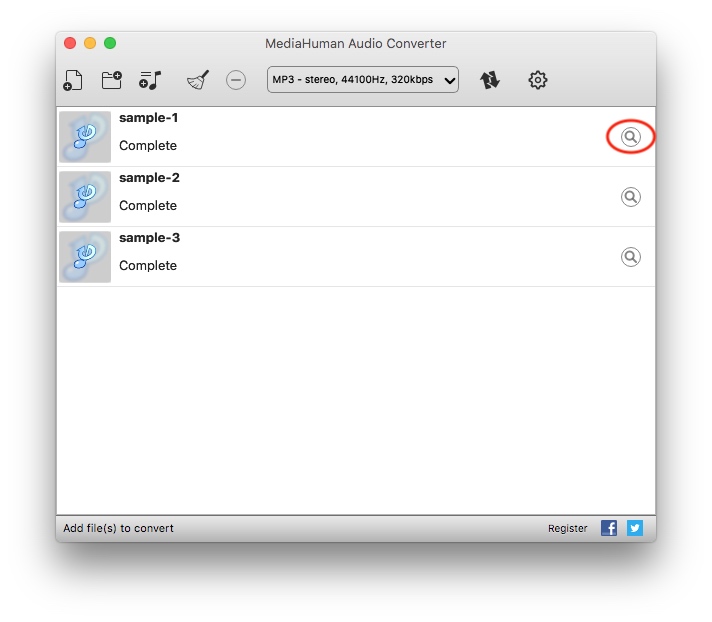 Конвертация OGG в MP3 в MediaHuman Audio Converter