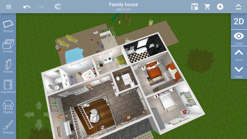 3D-проект дома в Home Design 3D