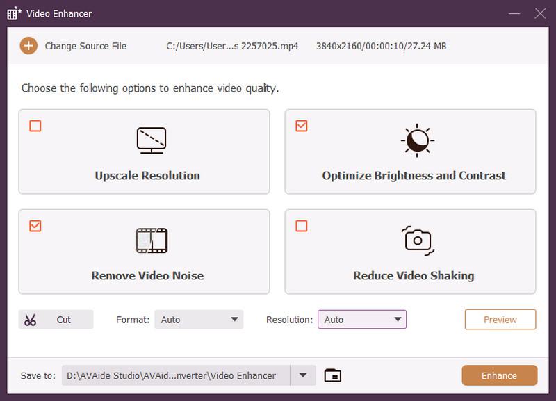 Video Enhancer в AVAide Video Converter