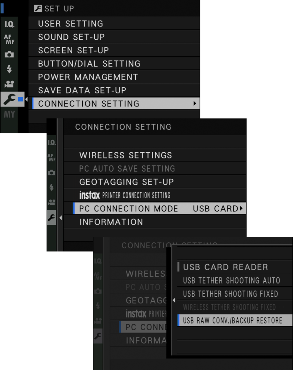 Режим USB RAW Conversion в камере Fujifilm