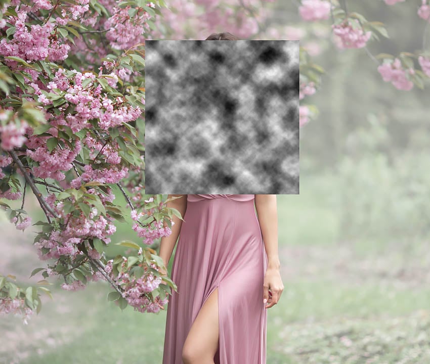 Создание квадратной текстуры Render Clouds в Adobe Photoshop
