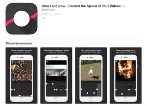 Кривая скорости в приложении Slow Fast Slow