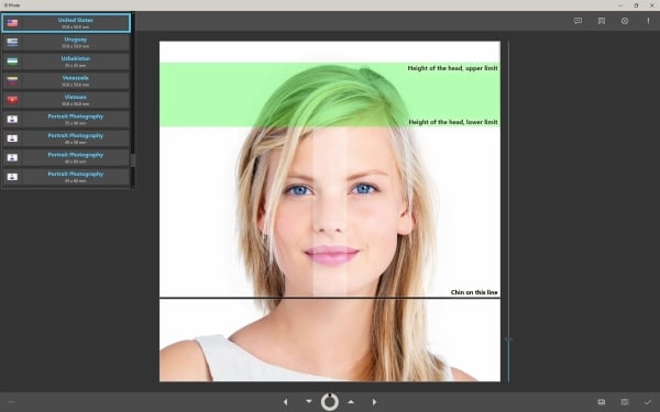 ID Photo by Codenia: рабочий интерфейс