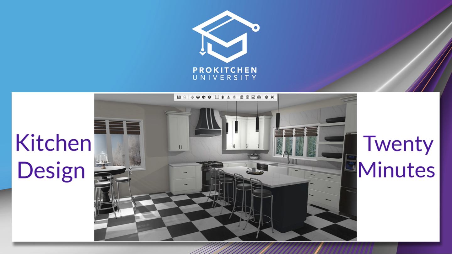 Учебный экран Kitchen Design Twenty Minutes от ProKitchen University