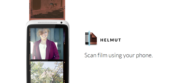Экран HELMUT Film Scanner с захватом плёночного негатива