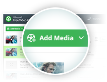 Кнопка Add Media в Gihosoft Free Video Converter