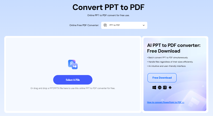 Интерфейс Wondershare PDFelement при работе с презентацией и PDF