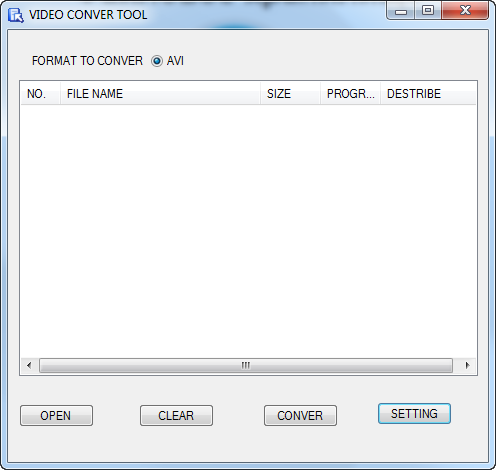 Интерфейс Polyvision Video Converter Tool