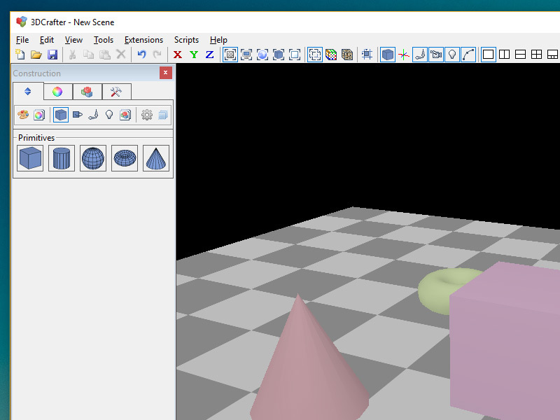 Интерфейс 3DCrafter