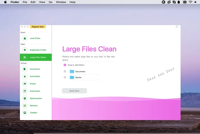 Модуль Large Files Clean в CleanGeeker