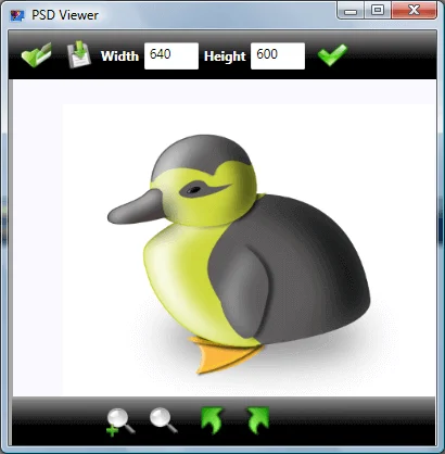 Онлайн-интерфейс PSD Viewer