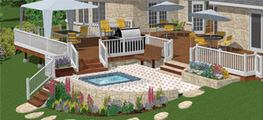 Терраса и патио в Virtual Architect Ultimate Home Design