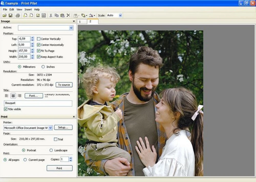 Интерфейс Photo Print Pilot