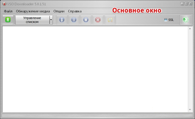 Главное окно VSO Downloader Ultimate