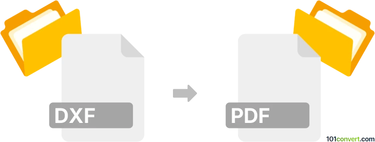 Страница 101Convert для преобразования DXF в PDF