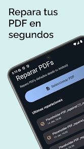 Экран выбора PDF в Android-приложении Repair PDF от Enzo22