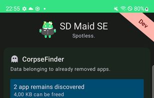 Интерфейс SD Maid SE