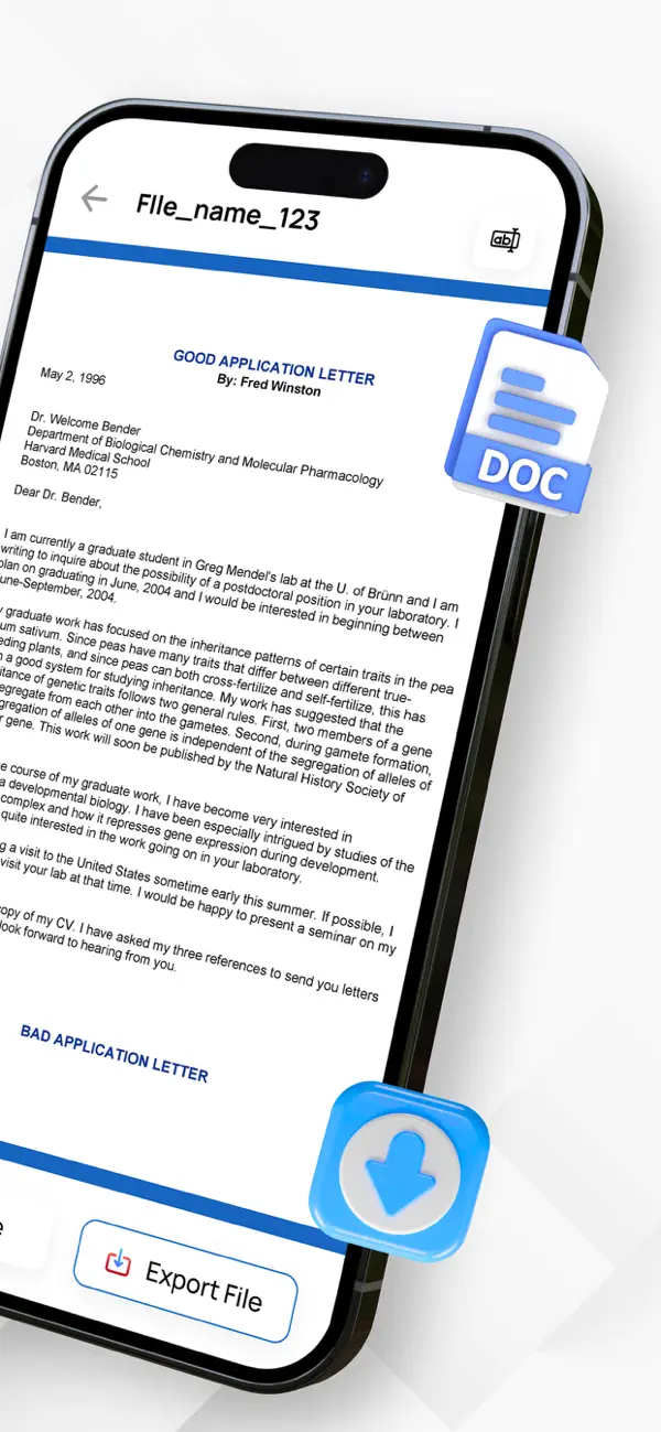 Экран выбора и обработки PDF в мобильном приложении PDF to Word
