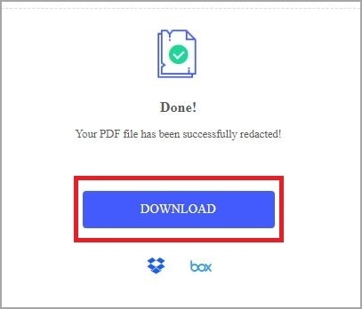 Скачивание обработанного PDF из HiPDF