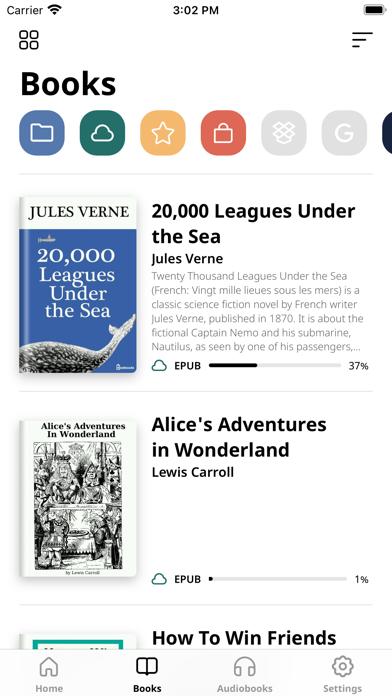 Библиотека PocketBook Reader на iPhone