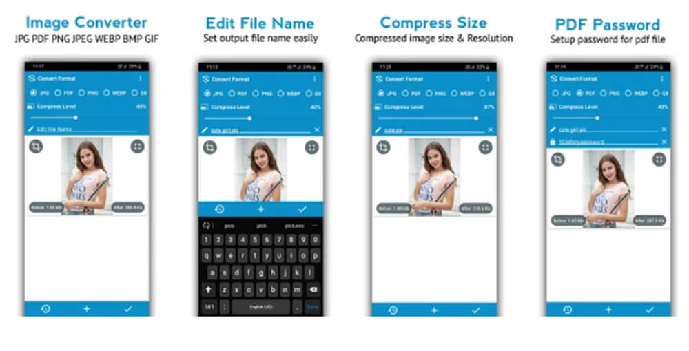 Выбор исходной фотографии в Android-конвертере изображений