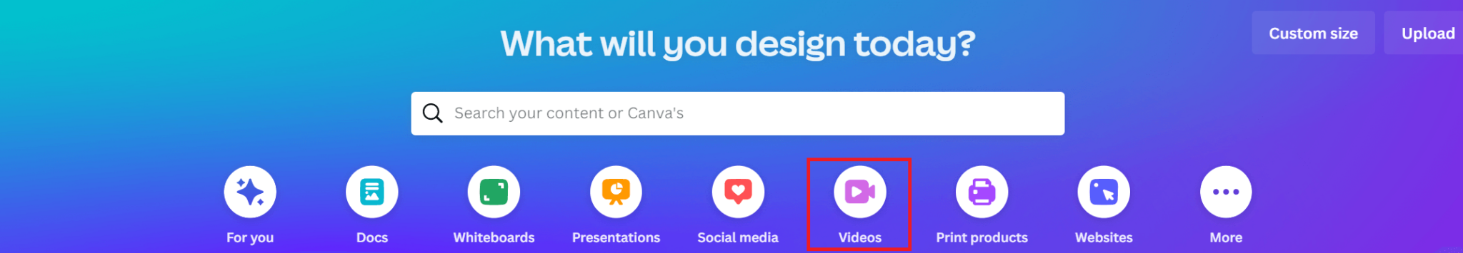 Видео в редакторе Canva