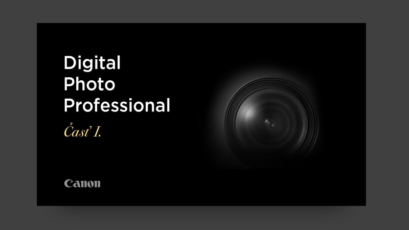 Интерфейс Canon Digital Photo Professional с файлами CR3