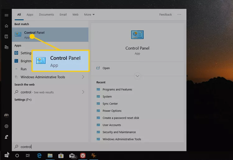 Выбор Avast в окне Программы и компоненты Windows