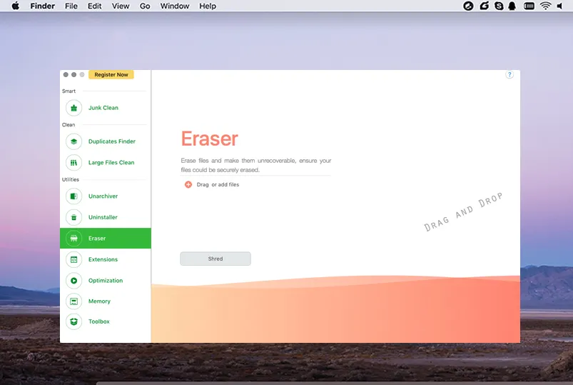 Модуль Eraser в CleanGeeker