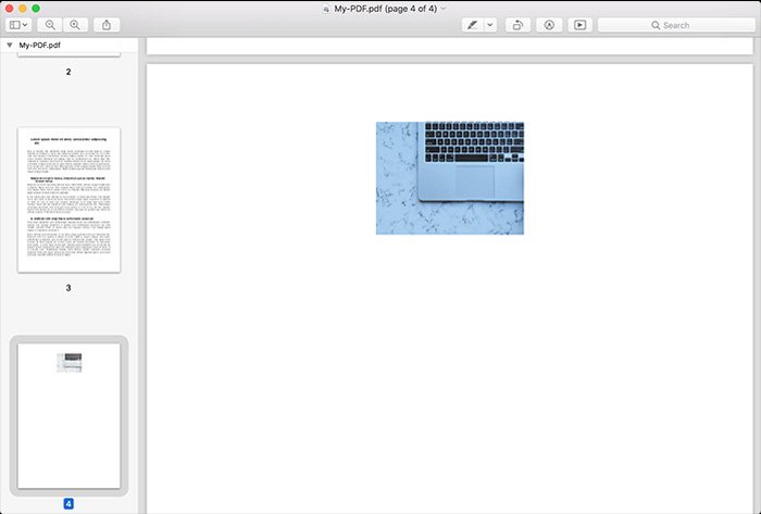 Выделение области PDF в Preview на macOS