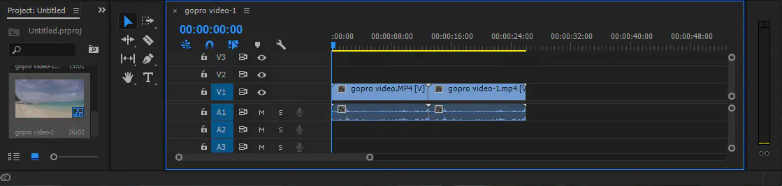 Adobe Premiere Pro: работа с клипами на таймлайне