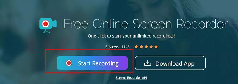 Интерфейс Apowersoft Online Screen Recorder: экран 2