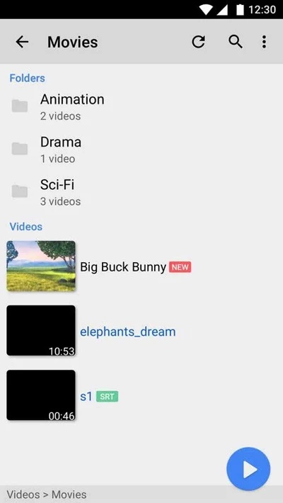 Медиатека MX Player на Android