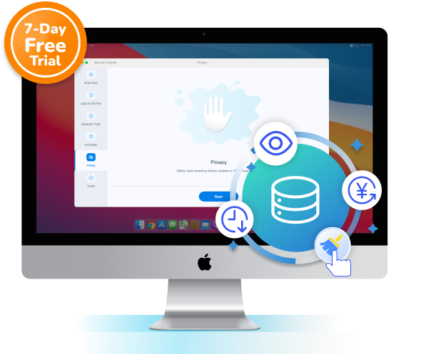 Раздел Privacy в Macube Cleaner