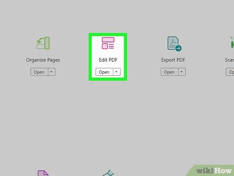 Adobe Acrobat: переход к редактированию PDF