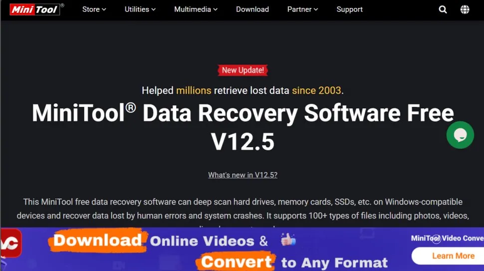 Интерфейс MiniTool Power Data Recovery