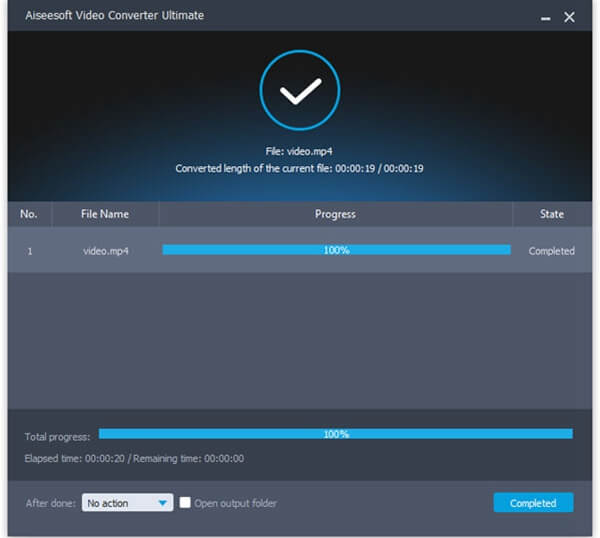 Запуск MP2 в MP3 в Aiseesoft Video Converter Ultimate
