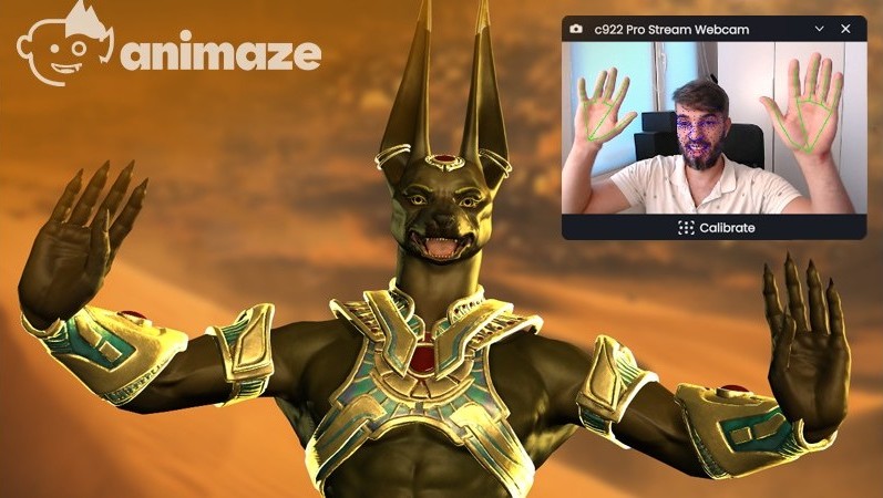 Рабочий интерфейс Animaze