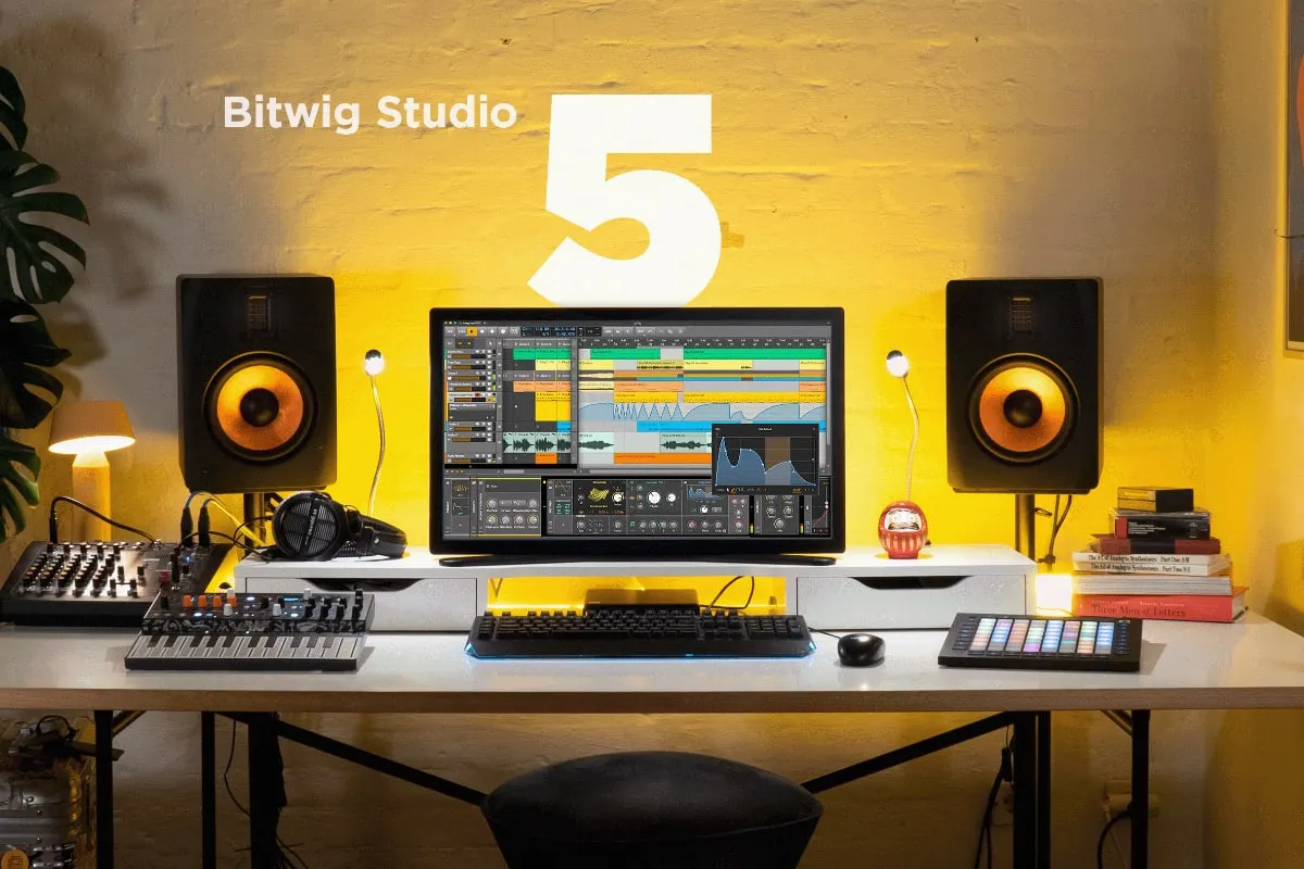 Интерфейс Bitwig Studio