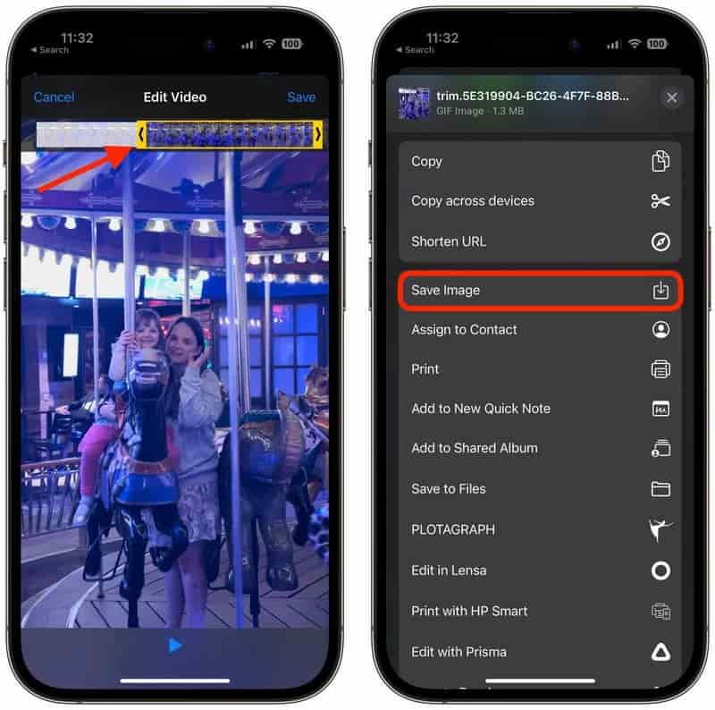 Сохранение GIF в Галерее Samsung