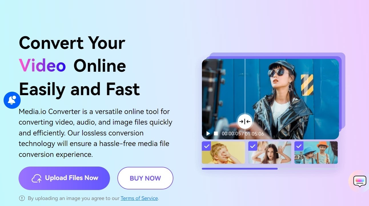 Media.io: FLV в MP3