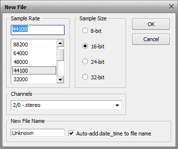 Процесс записи в AVS Audio Editor