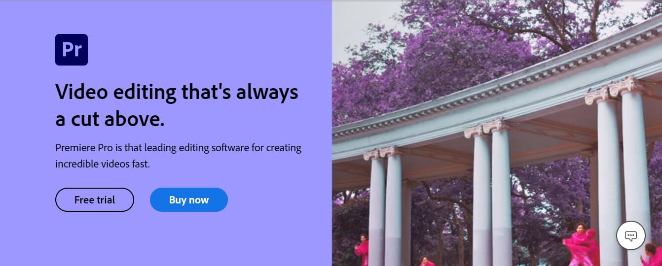 Интерфейс Adobe Premiere Pro при подготовке видеоурока