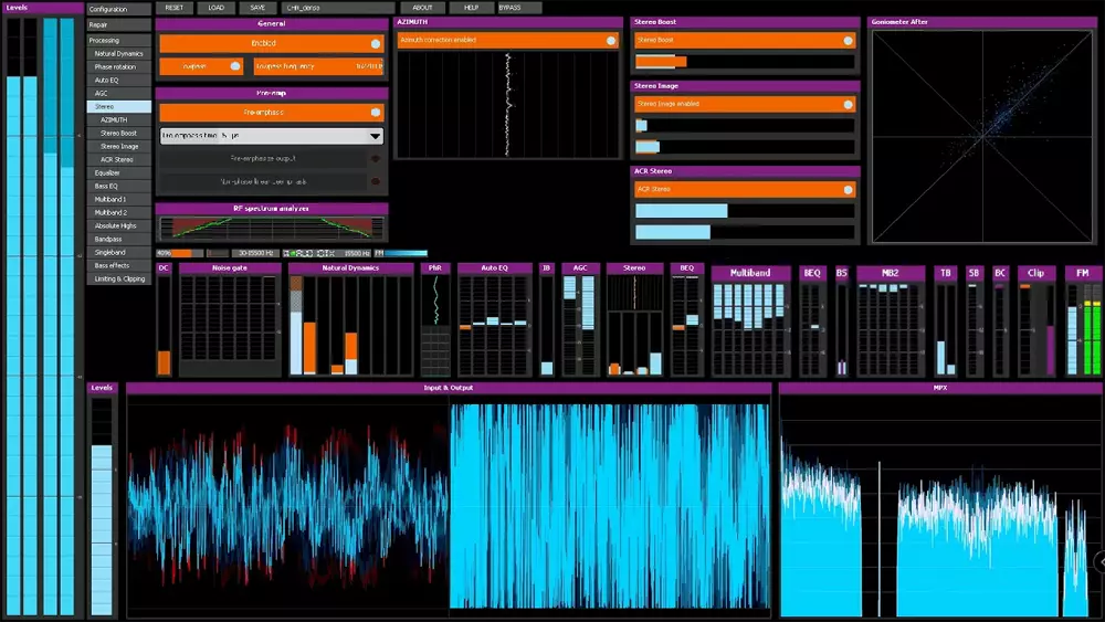 Интерфейс Stereo Tool